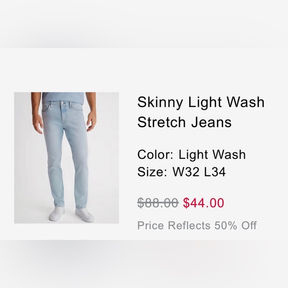 Men Express Jeans Size 32X34 - Picture 7 of 7